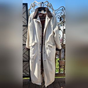 Women's Vintage LL Bean Full Length Lined Barn Coat
